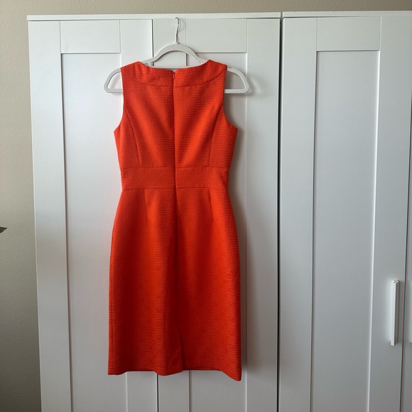 Orange Sheath Dress - Size 2 - Picture 2 of 3